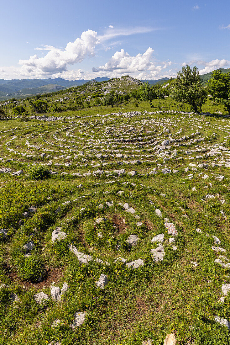 Das Nebeski labirinti bei Vidikovac Sviba, Eyes of Vinodol, Kroatien, Europa