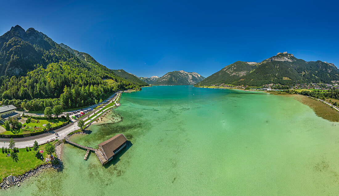 Achensee mit Karwendel im Hintergrund, Achensee, Tirol, Österreich