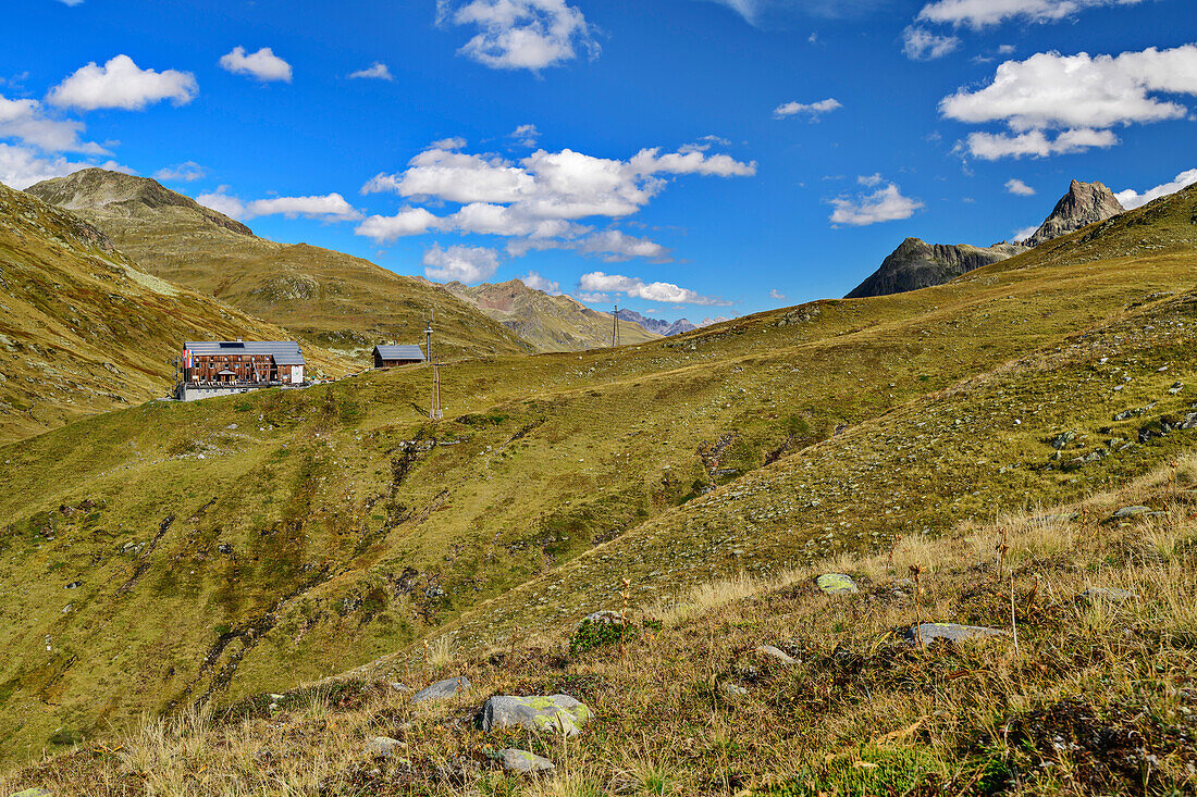 Neue Heilbronner Hütte, Silvretta, Vorarlberg, Österreich