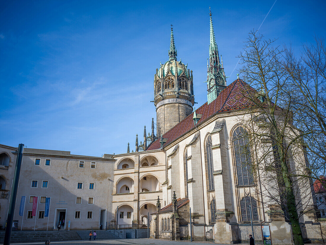  Wittenberg Castle Church - Church of the Reformation, Lutherstadt Wittenberg, Saxony-Anhalt, Germany 