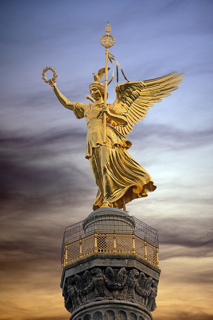  The &quot;Goldelse&quot; on the Victory Column, Berlin, Germany 