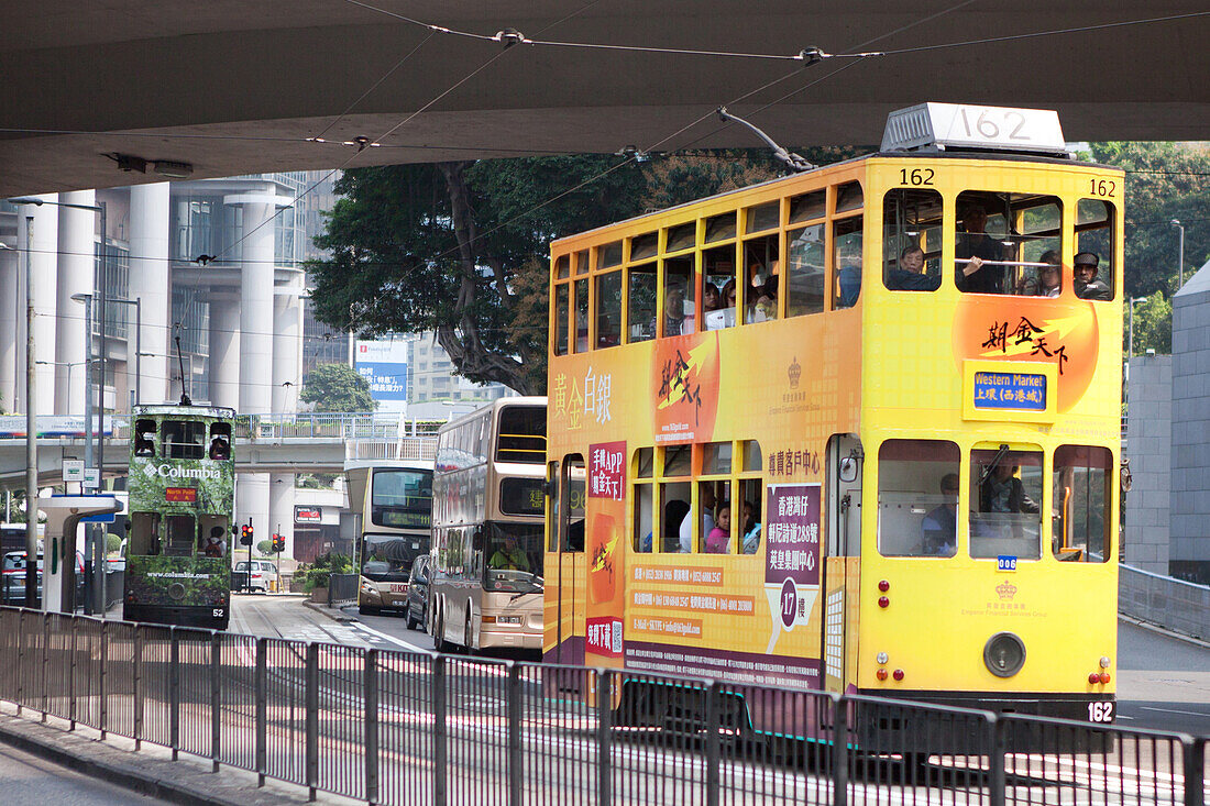 Doppelstock-Straßenbahn, Hongkong