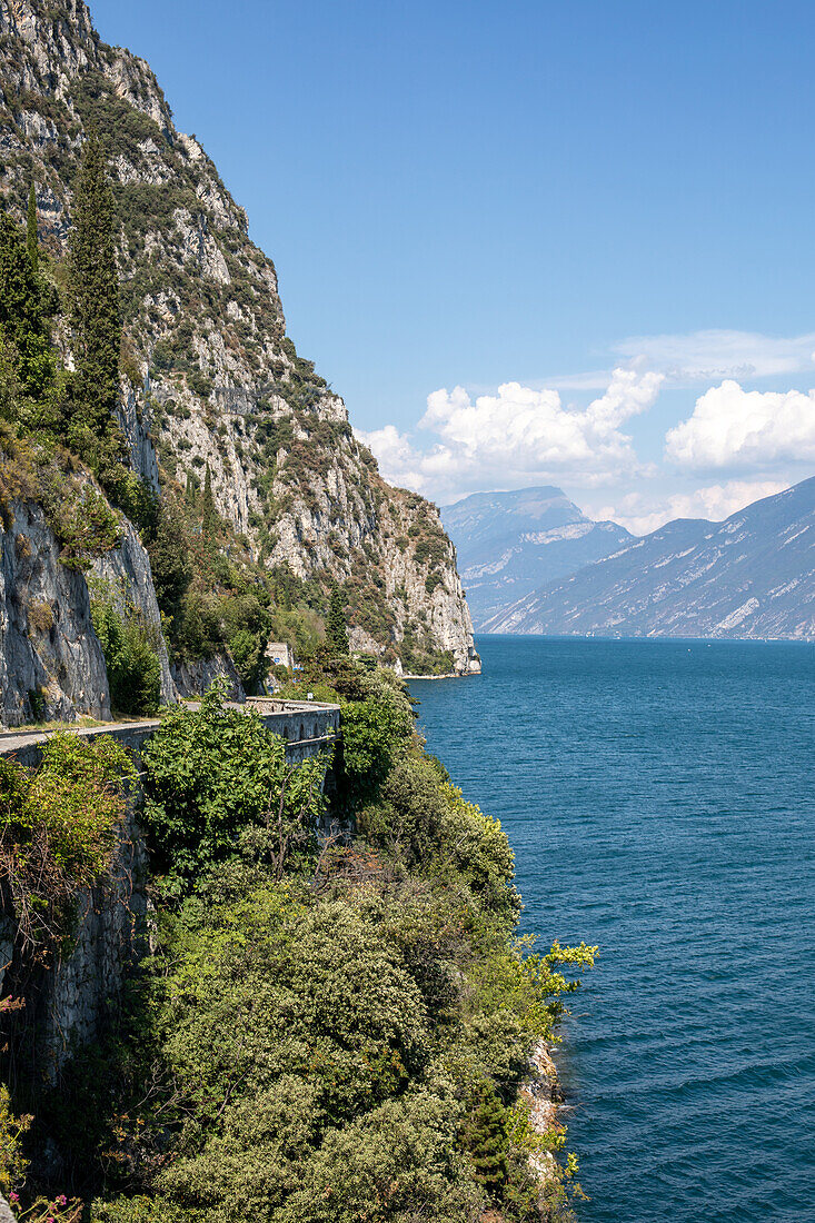  Shore road on Lake Garda, Italy 