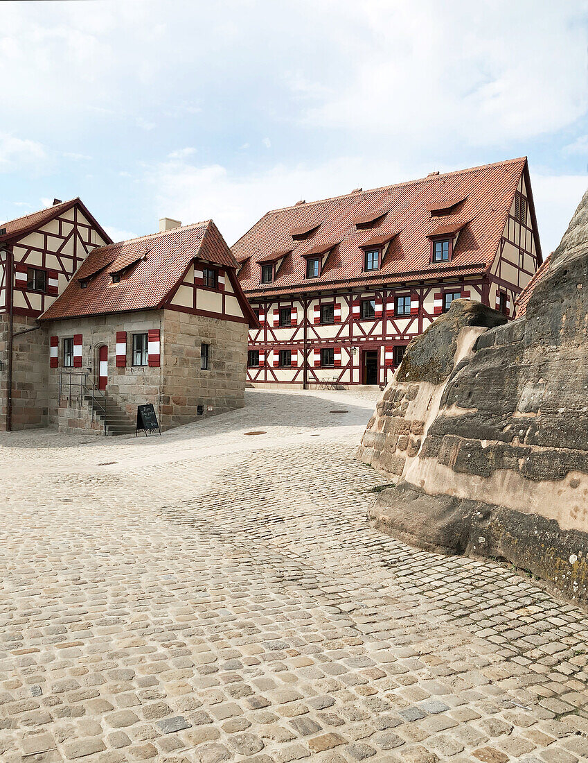 Die Kaiserburg in Nürnberg, Bayern, Deutschland