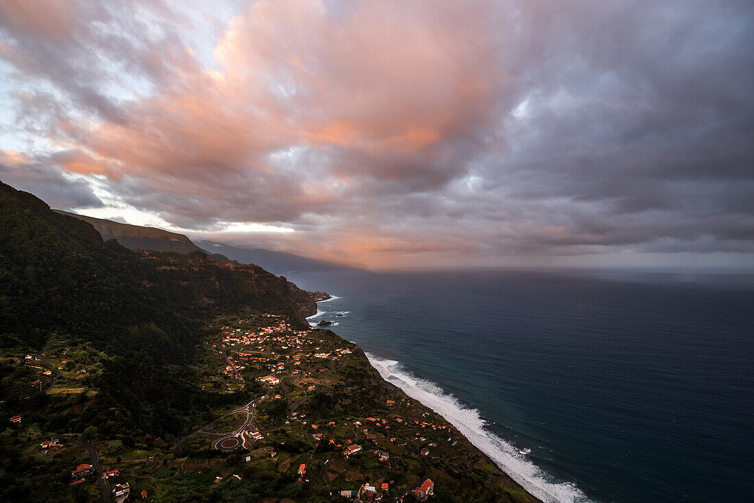  On the north coast: Arco Sao Jorge, Madeira, Portugal. 