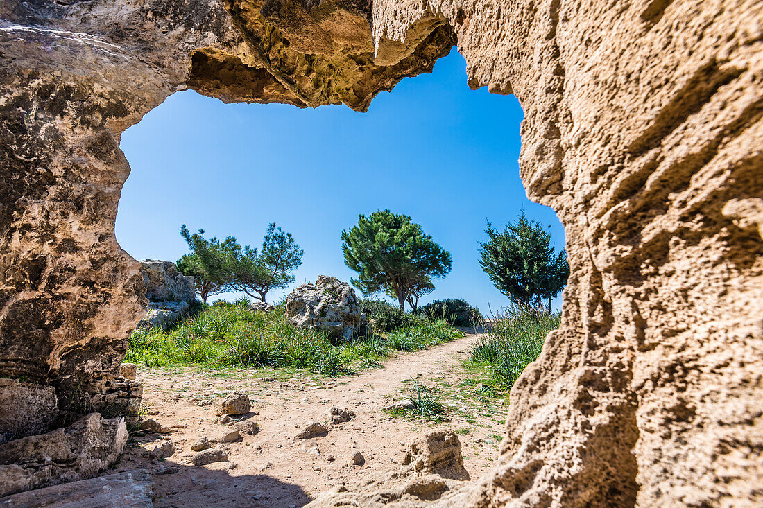 Ausgrabungsstätte, Archäologische Fundstätte, Königsgräber, Paphos, Bezirk Paphos, Republik Zypern