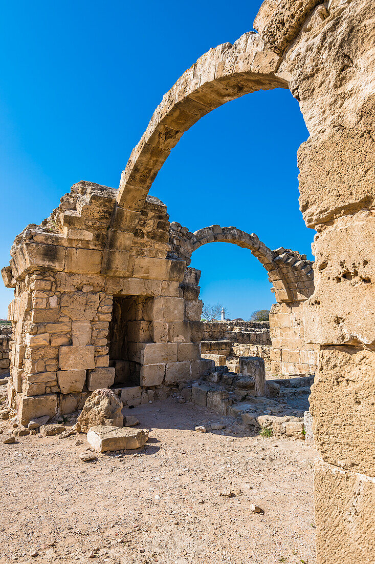 Ausgrabungsstätte, Archäologische Fundstätte, Paphos Mosaiks, Paphos, Bezirk Paphos, Republik Zypern