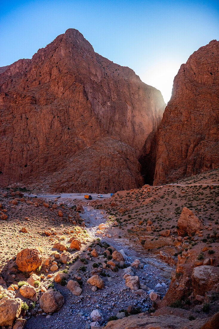 Nordafrika, Marokko, Süden, Dadestal, Dades Schlucht