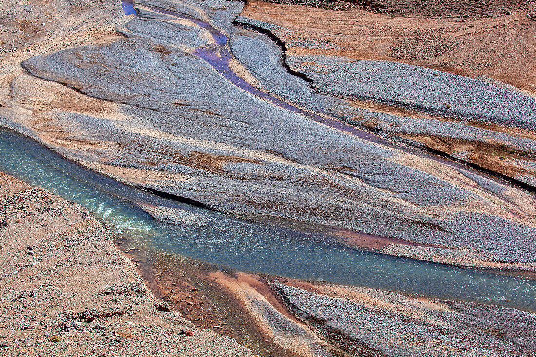 Nordafrika, Marokko, Süden, Dadestal, Fluss Dades,