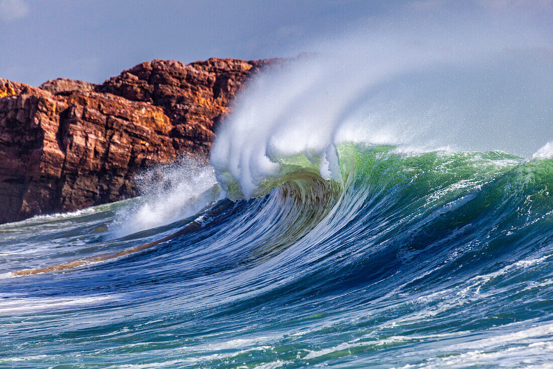 Wellen, Brandung, Portugal, Algarve, Atlantik