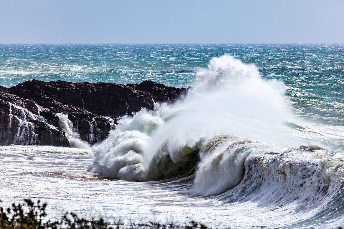 Wellen, Brandung, Portugal, Algarve, Atlantik