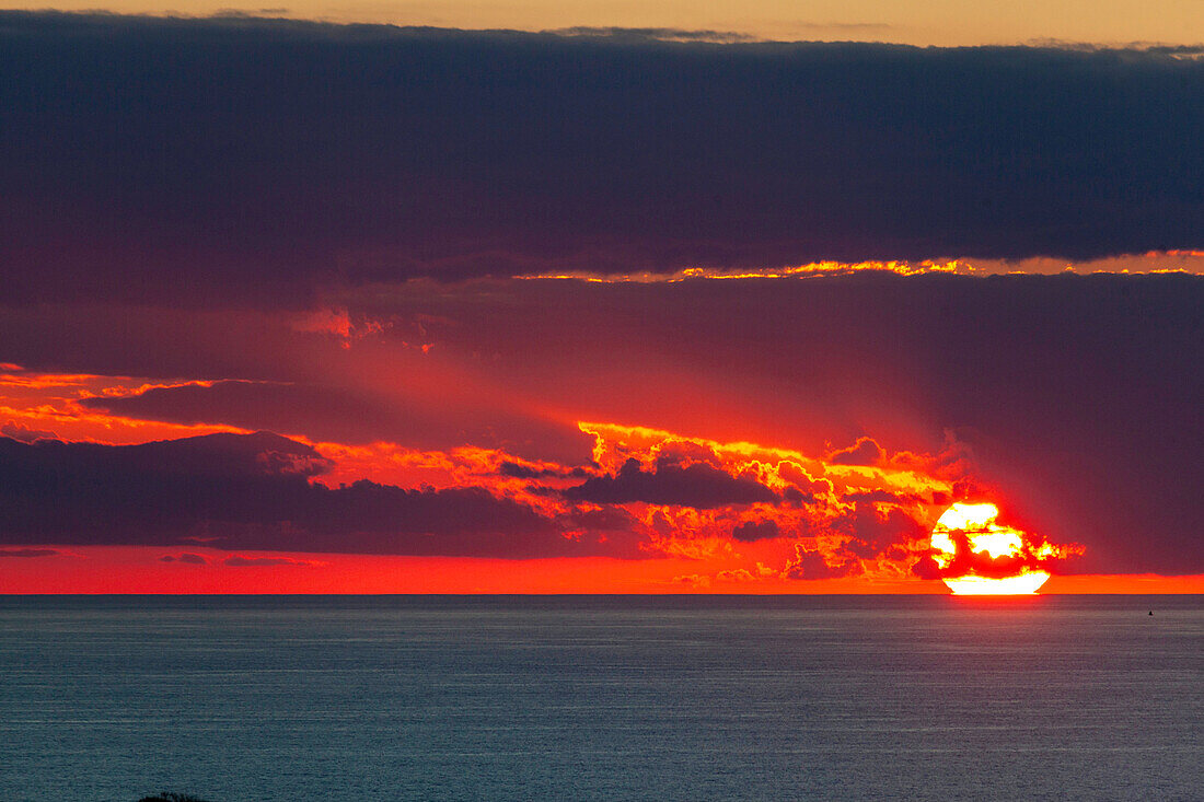  Europe, Portugal, Algarve, sunset, Atlantic, 