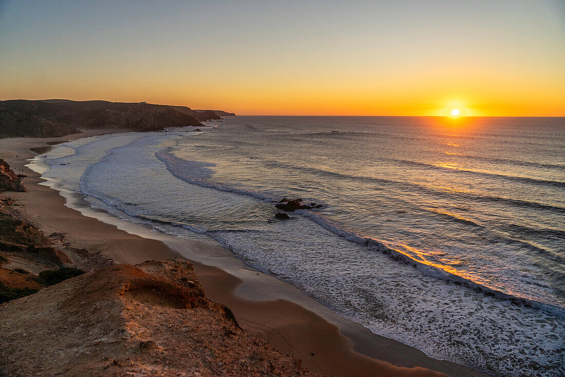 Europa, Portugal, Algarve, Amado Beach, Atlantikküste,