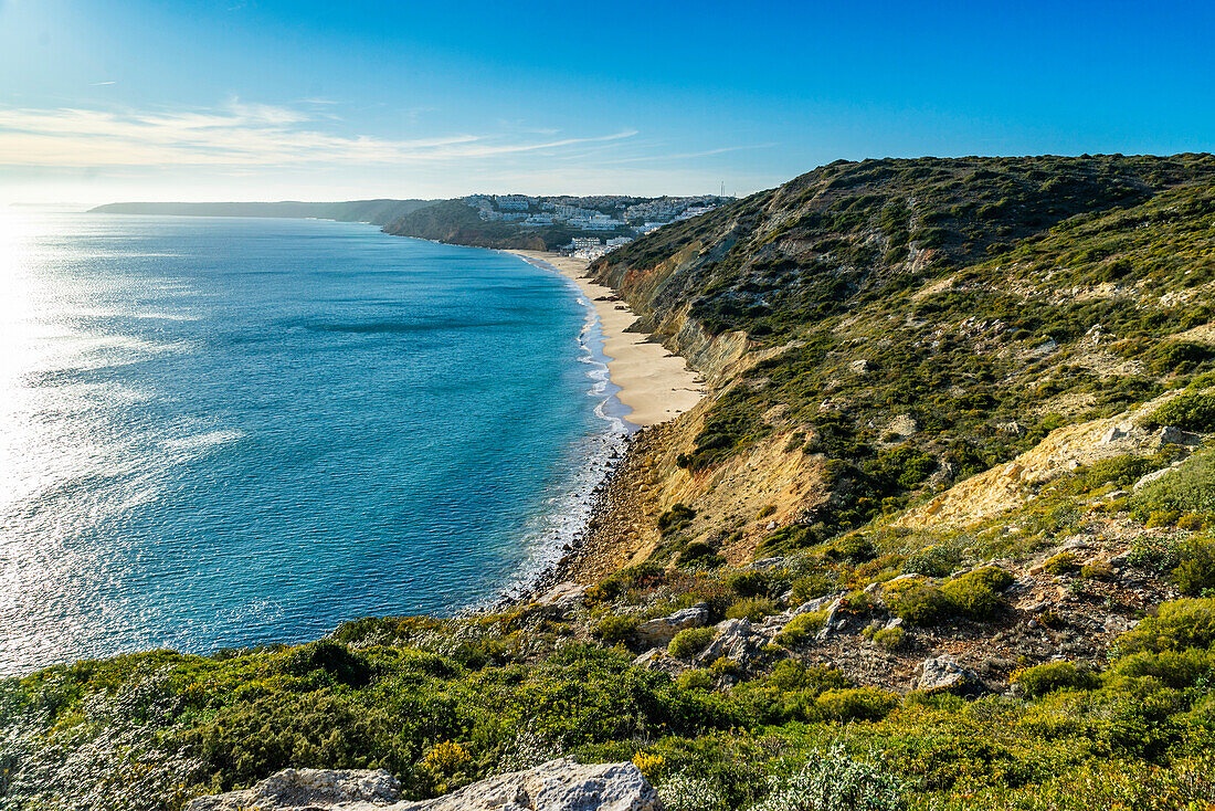 Europa, Portugal, Algarve, Salema, Atlantikküste,