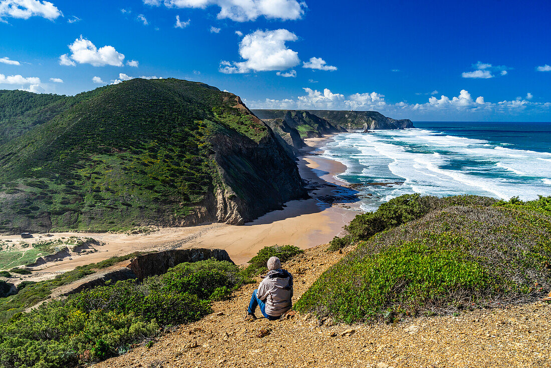  Europe, Portugal, Algarve, Barriga Beach, Atlantic Coast, 