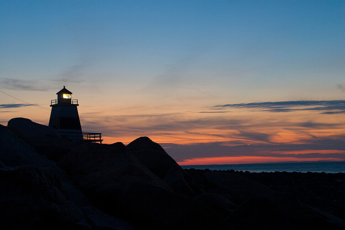  North America, Canada, Nova Scotia, Lighthouse, Margaretsville  