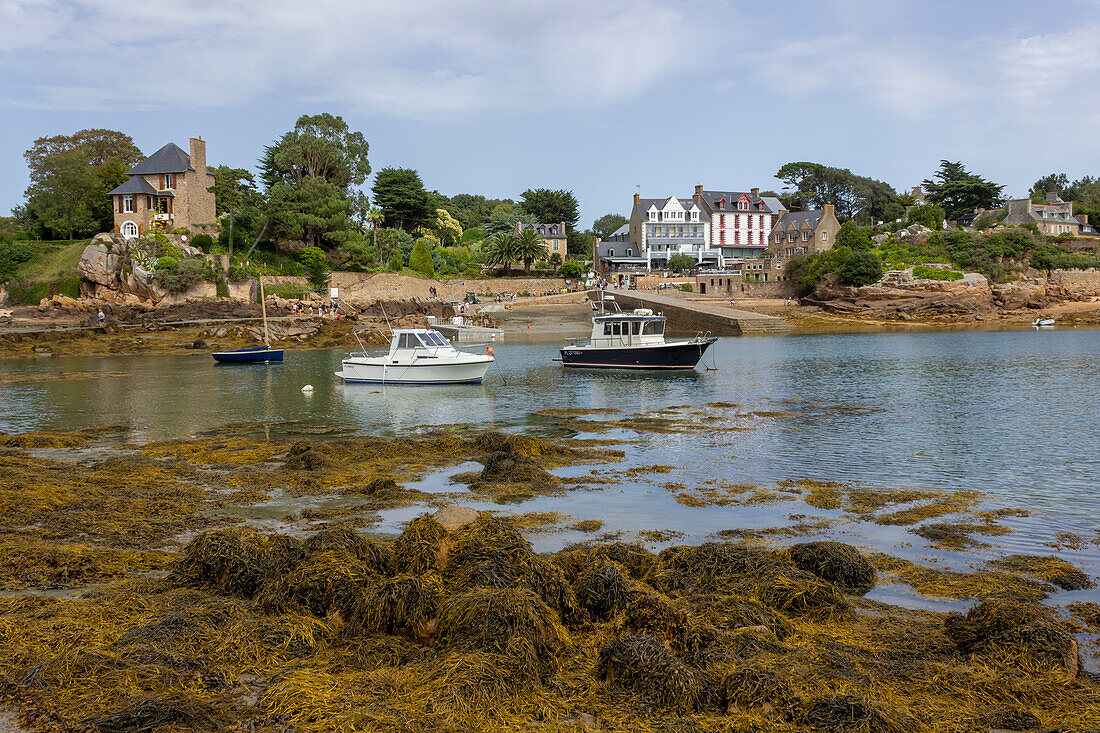 Boats, Île-de-Bréhat, Côtes-d'Armor, France