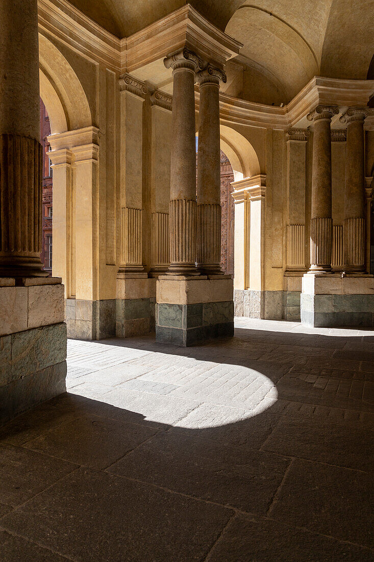 Passage des Palazzo Carignano, Turin, Piemont, Italien. Europa