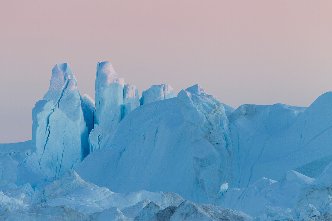  Iceberg in the Kangia Icefjord, UNESCO World Heritage Site, Disko Bay, West Greenland, Greenland 