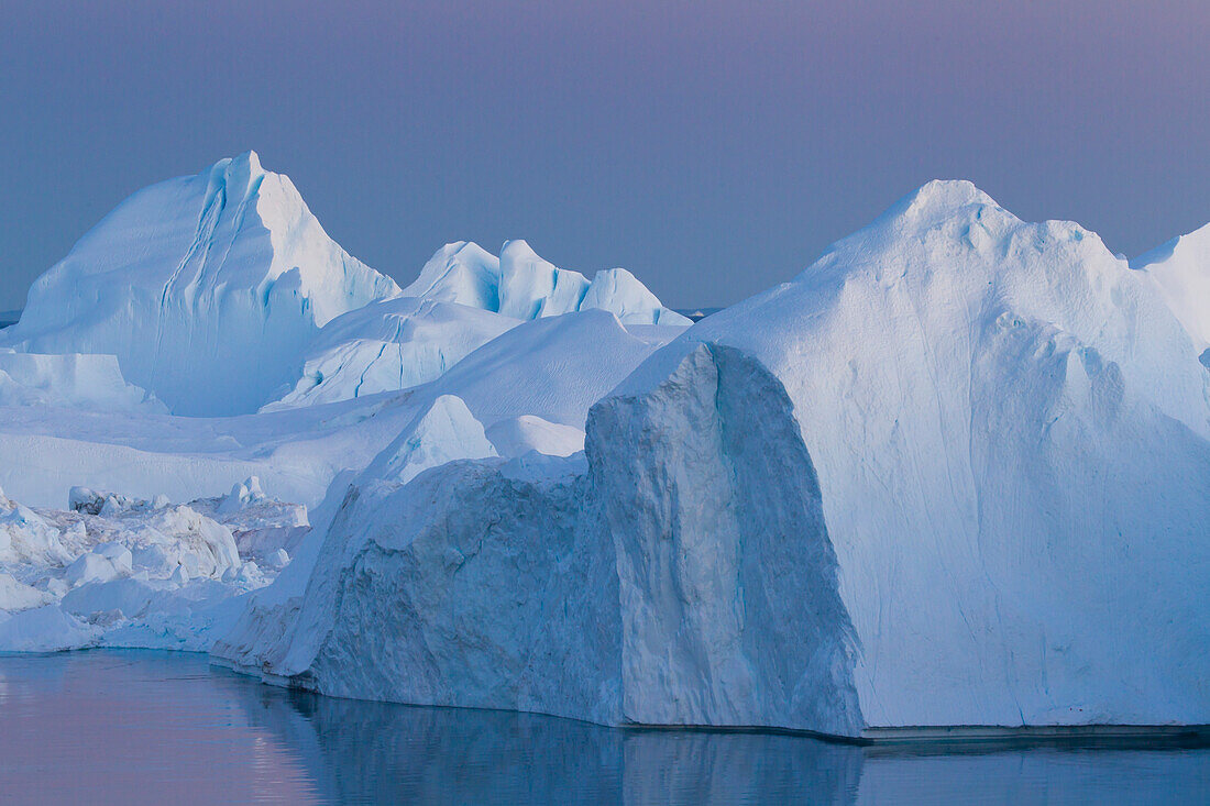  Iceberg in the Kangia Icefjord, UNESCO World Heritage Site, Disko Bay, West Greenland, Greenland 