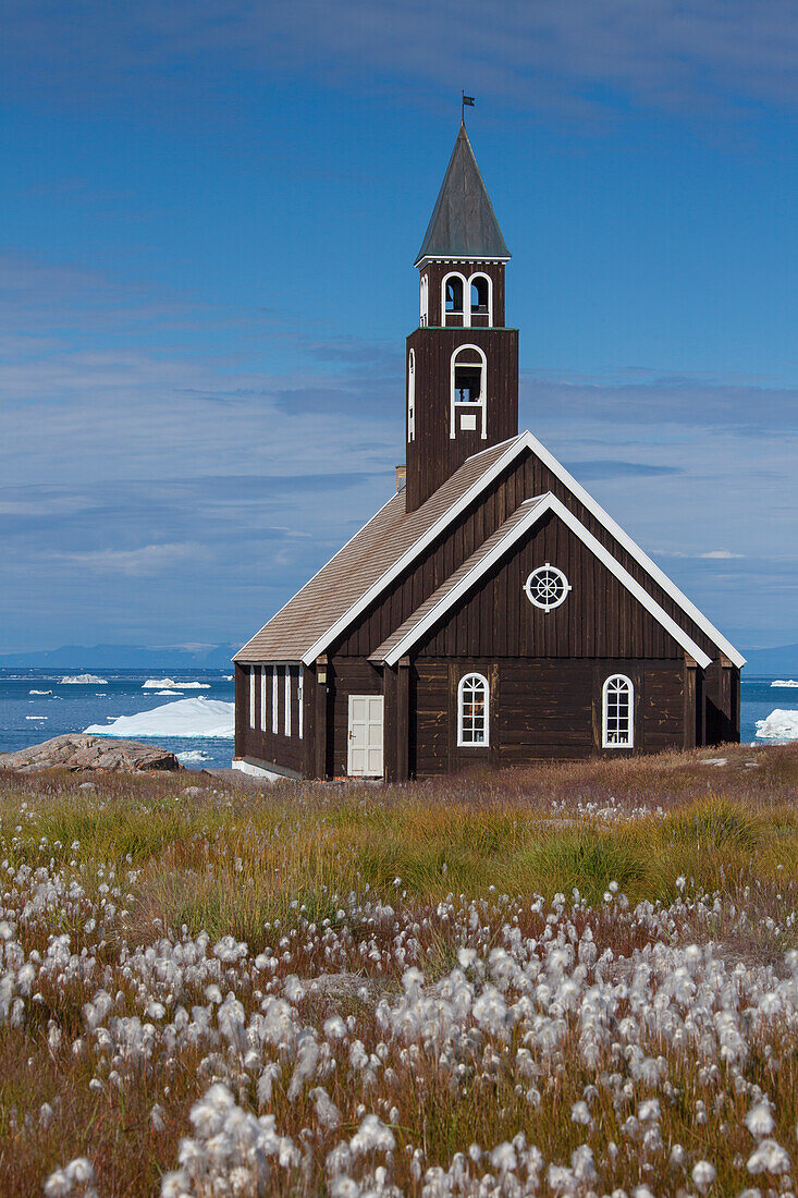  Zion Church, Ilulissat, Jakobshavn, Disko Bay, West Greenland, Greenland 