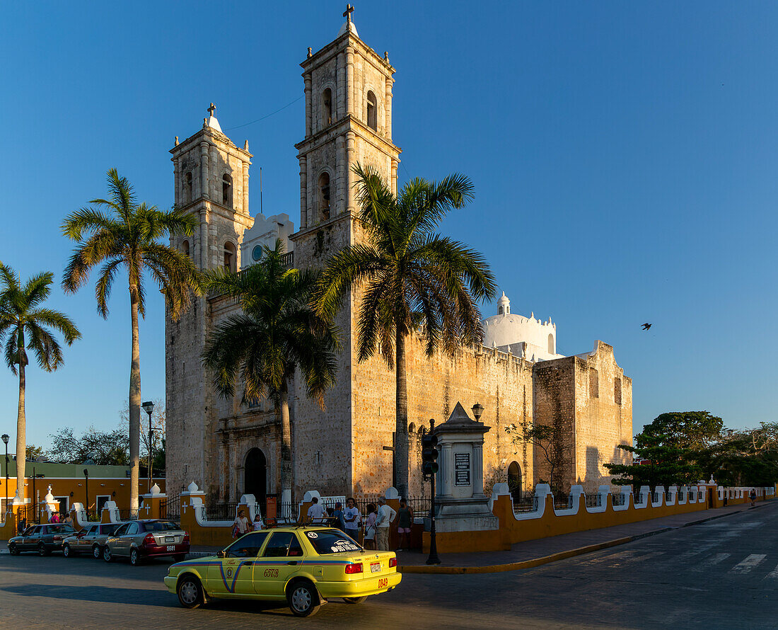 Kirche San Servacio erbaut 1705, Vallodolid, Yucatan, Mexiko