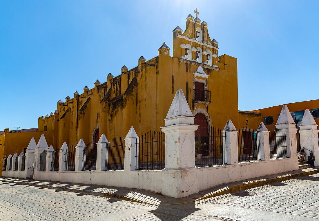 Church Templo del Dulce Nombre de Jesus, Campeche city, Campeche State, Mexico