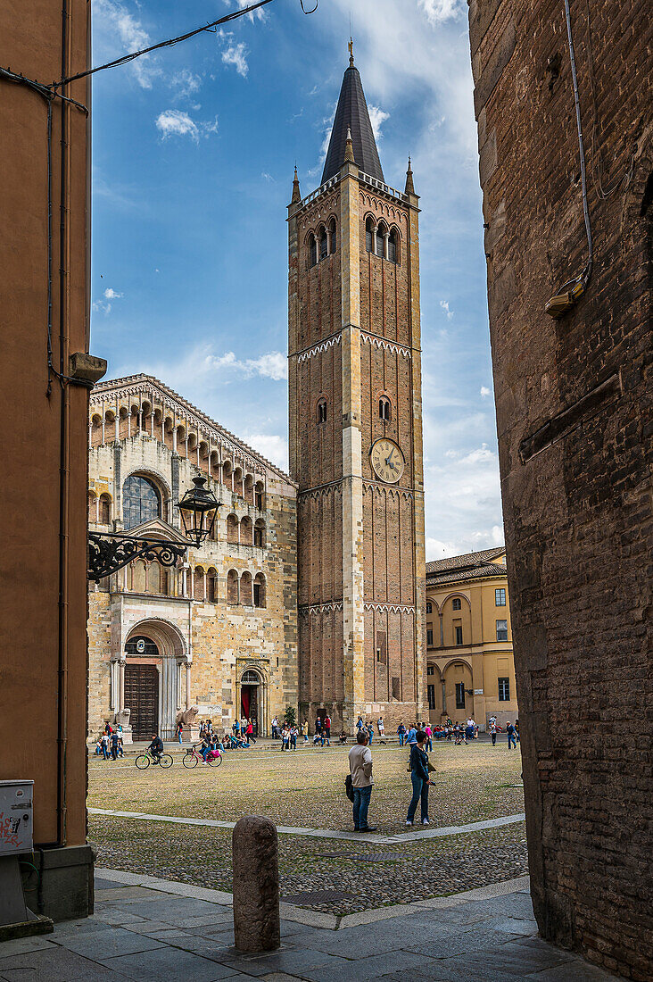 Dom Santa Maria Assunta, Cattedrale di Parma, Piazza Duomo, Provinz Parma, Emilia-Romagna, Italien, Europa