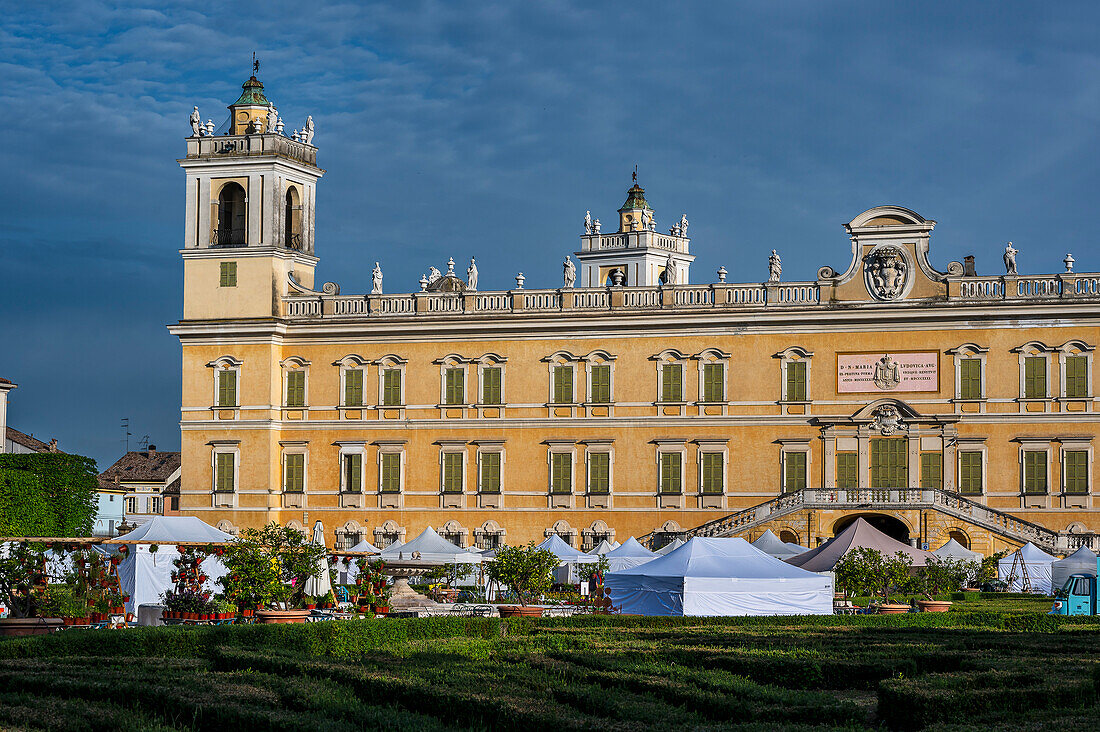  Garden exhibition in the park, Palazzo Ducale, Ducal Palace Reggia di Colorno, Colorno, Province of Parma Emilia-Romagna, Italy, Europe 