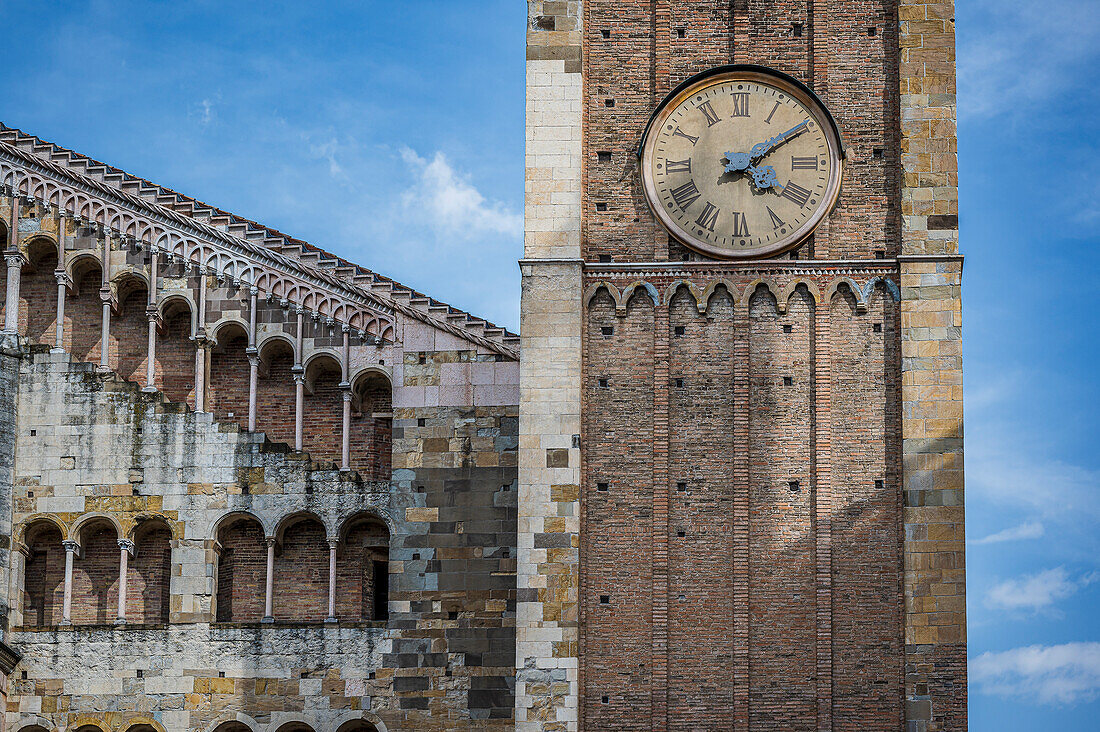 Dom von Parma mit Turm, Cattedrale di Parma, Provinz Parma, Emilia-Romagna, Italien, Europa