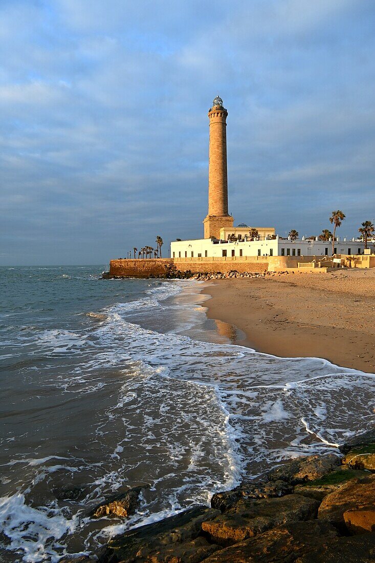  on the beach of Chipiona near Cadiz, Andalusia, Spain 