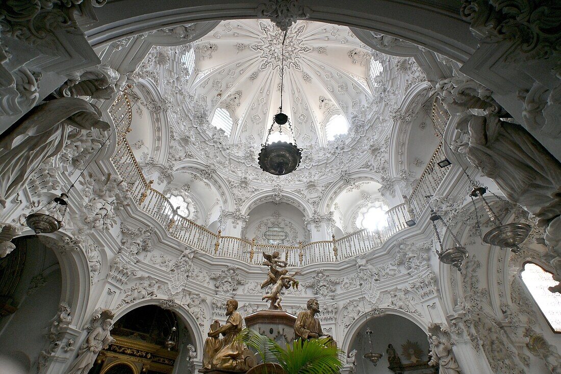 Kapelle El Sagrario in der Iglesia de Asuncion, Weißes Dorf, Priego de Cordoba, Provinz Cordoba, Andalusien, Spanien