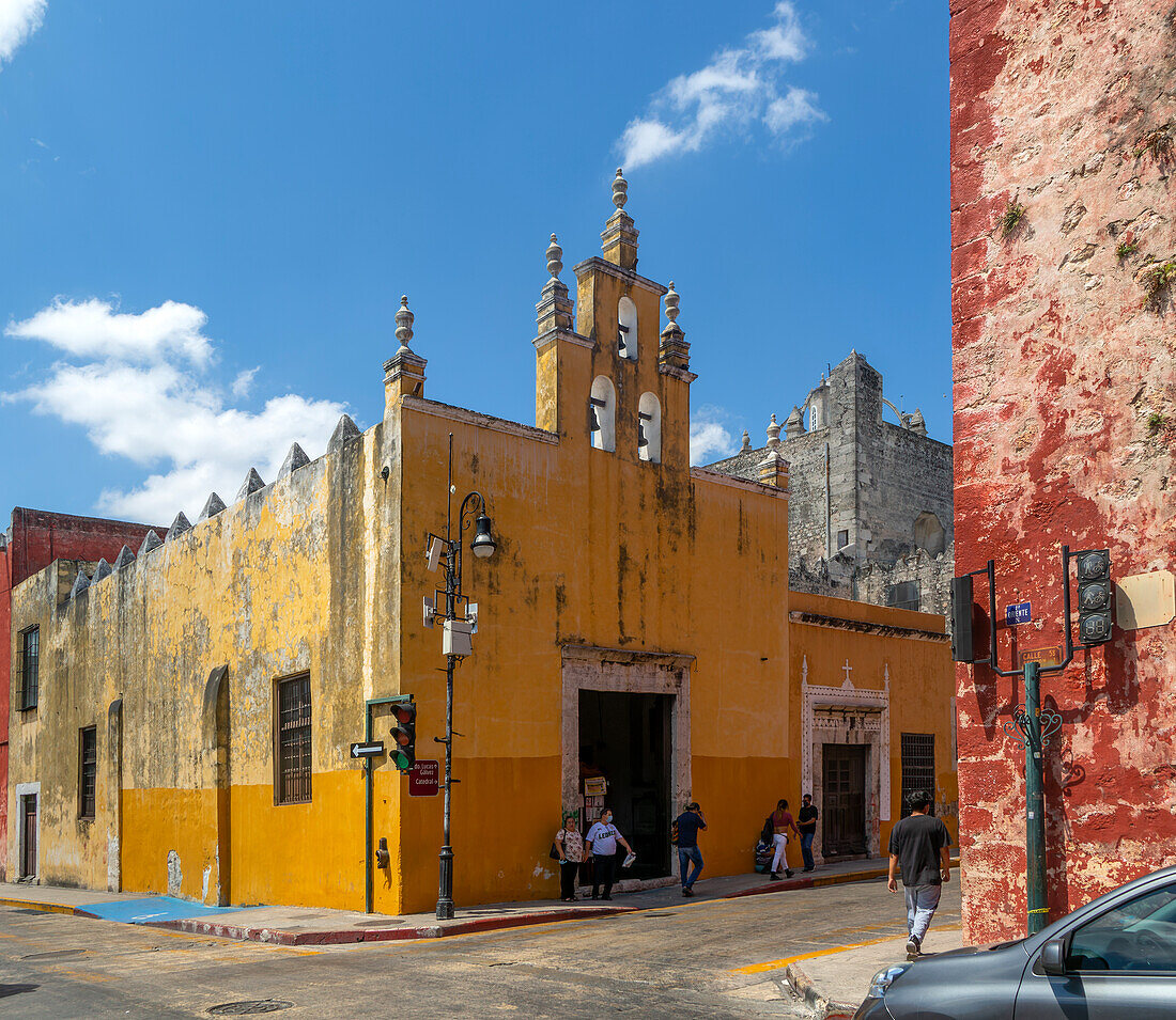 Capilla el Divino Maestro Kapelle Kirche, Gebäude, Merida, Bundesstaat Yucatan, Mexiko