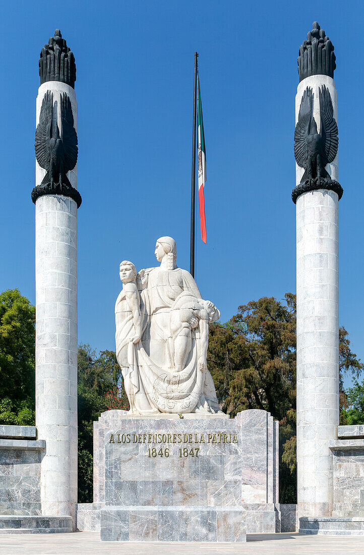 Denkmal der Neun Helden, Monumento a Los Ninos Heroes, Bosque de Chapultepec Park, Mexiko-Stadt, Mexiko