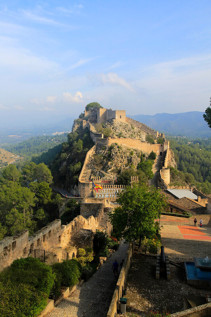 Burg von Xàtiva oder Jativa, Provinz Valencia, Spanien