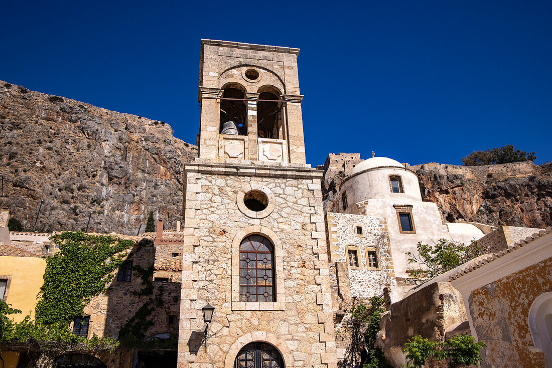  Greek Orthodox Church of Christ Elkomenos, Monemvasia, Peloponnese, Greece, Europe 