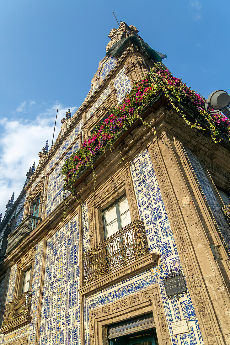 Das Haus der Fliesen, Casa de los Azulejos, Calle de Condesa, Centro Histórico, Mexiko-Stadt, Mexiko