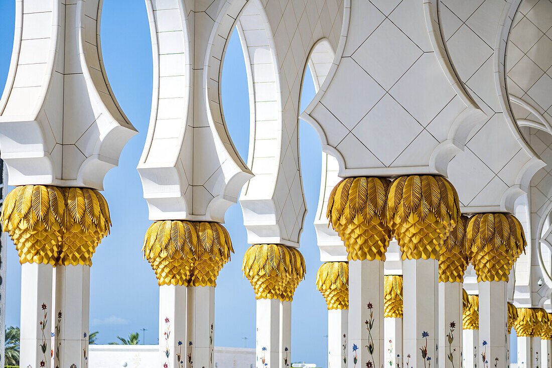 The Sheikh Zayed Grand Mosque is located in Abu Dhabi, the capital city of the United Arab Emirates