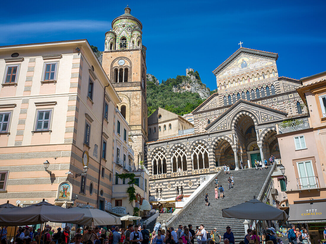  Amalfi Cathedral, Amalfi, Amalfi Coast, Campania, Southern Italy, Italy, Europe, Mediterranean 