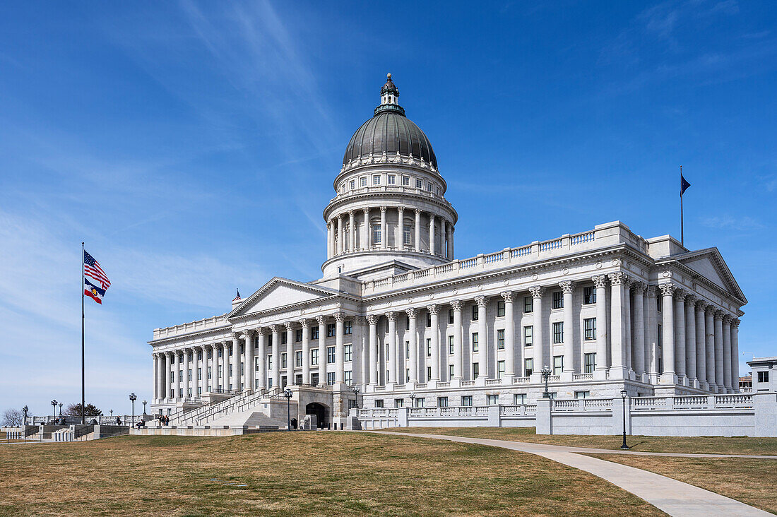 Utah State Capitol, Salt Lake City, Rocky Mountains, \nUtah, Vereinigte Staaten, USA