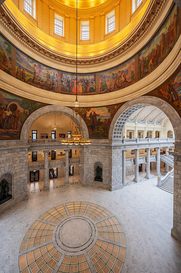  Utah State Capitol, Salt Lake City, Rocky Mountains, Utah, United States, USA 