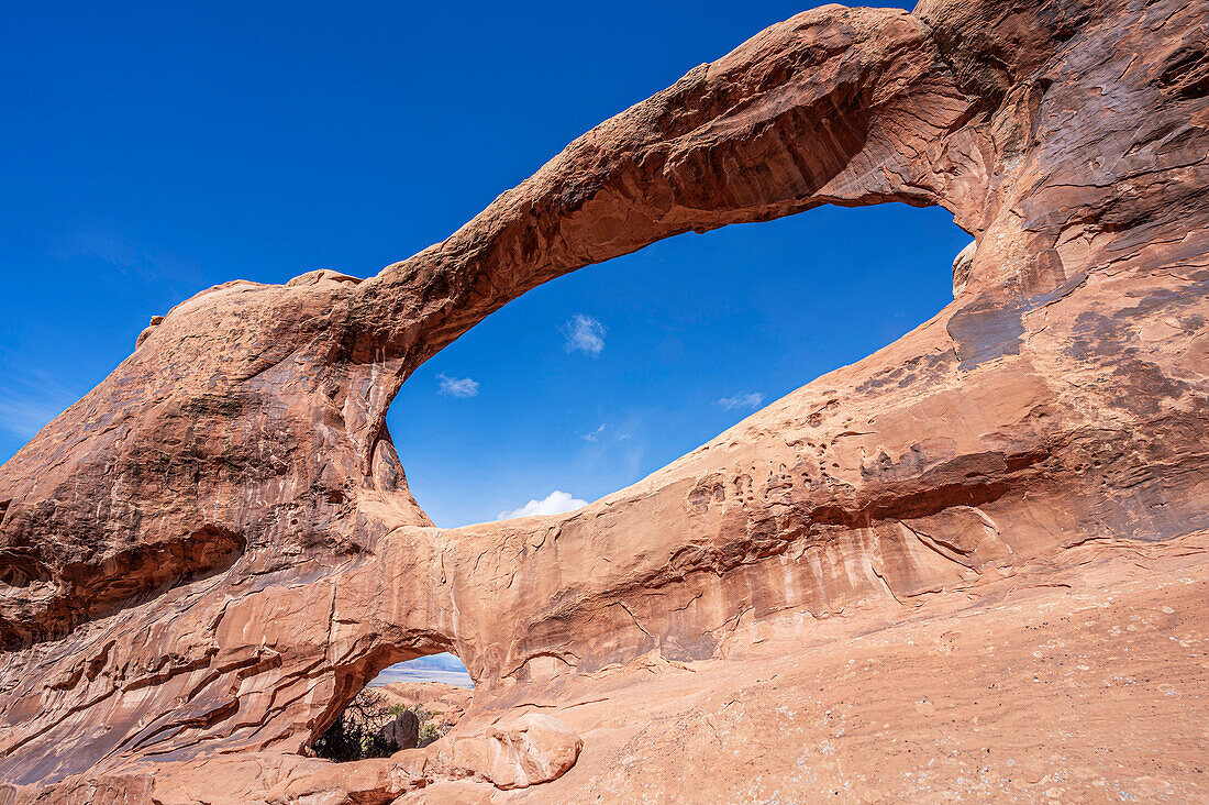 Felsentor Double O Arch, Arches Nationalpark, Moab, Utah, USA, Vereinigte Staaten