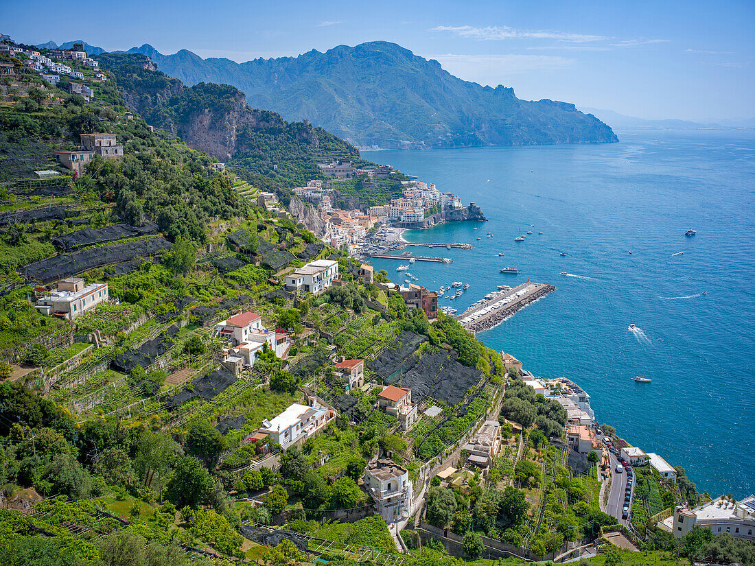 Amalfi, Amalfiküste, Salerno, Kampanien, Süditalien, Italien, Europa, Mittelmeer