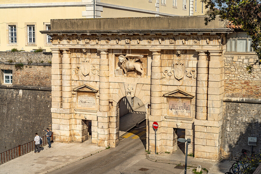  The Land Gate - Porta Terraferma in Zadar, Croatia, Europe 