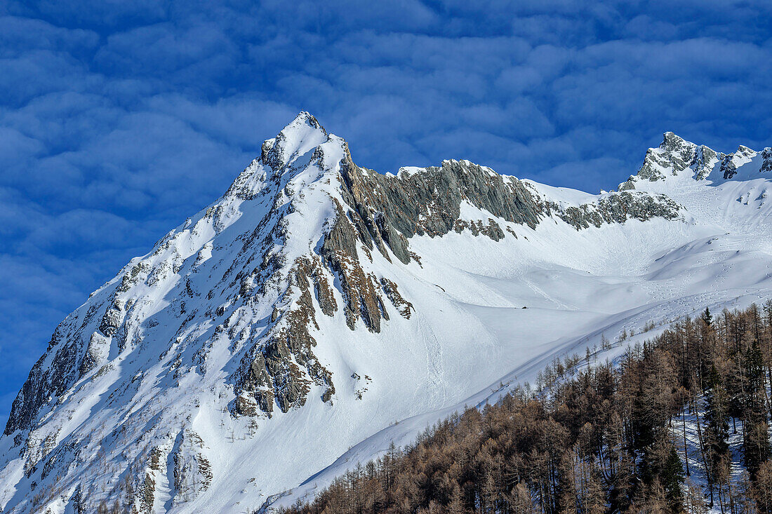  Pferrerspitze and Sattelspitze, Ahrntal, Rieserferner-Ahrn Nature Park, Zillertal Alps, South Tyrol, Italy 