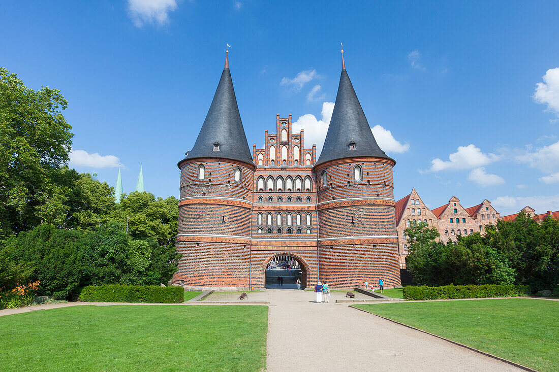 Holstentor, Hansestadt Lübeck, Schleswig-Holstein, Deutschland