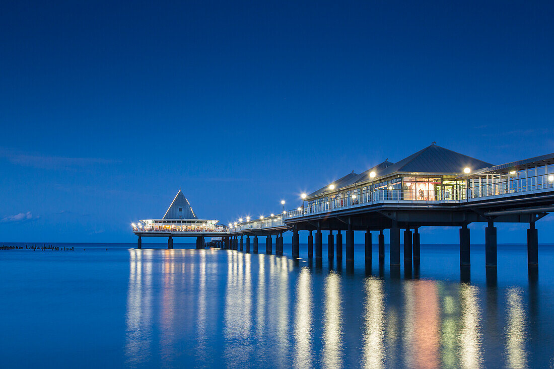  Heringsdorf pier, Usedom island, Mecklenburg-Western Pomerania, Germany 