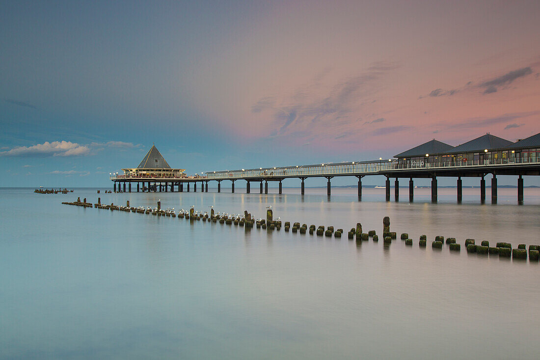  Heringsdorf pier, Usedom island, Mecklenburg-Western Pomerania, Germany 