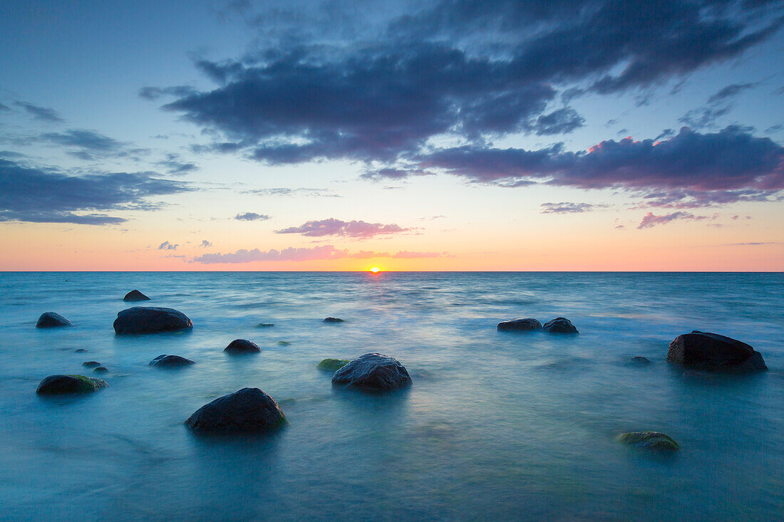  Stones on the coast, Ruegen Island, Mecklenburg-Western Pomerania, Germany 