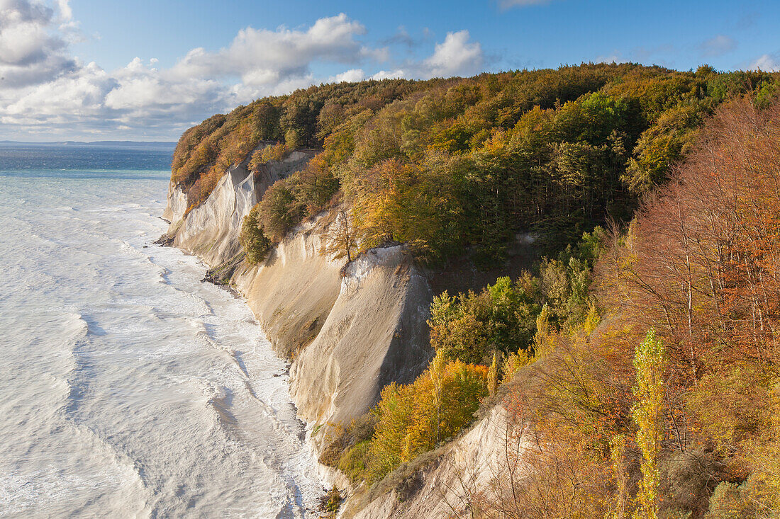 Kreideküste, Nationalpark Jasmund, Insel Rügen, Mecklenburg-Vorpommern, Deutschland